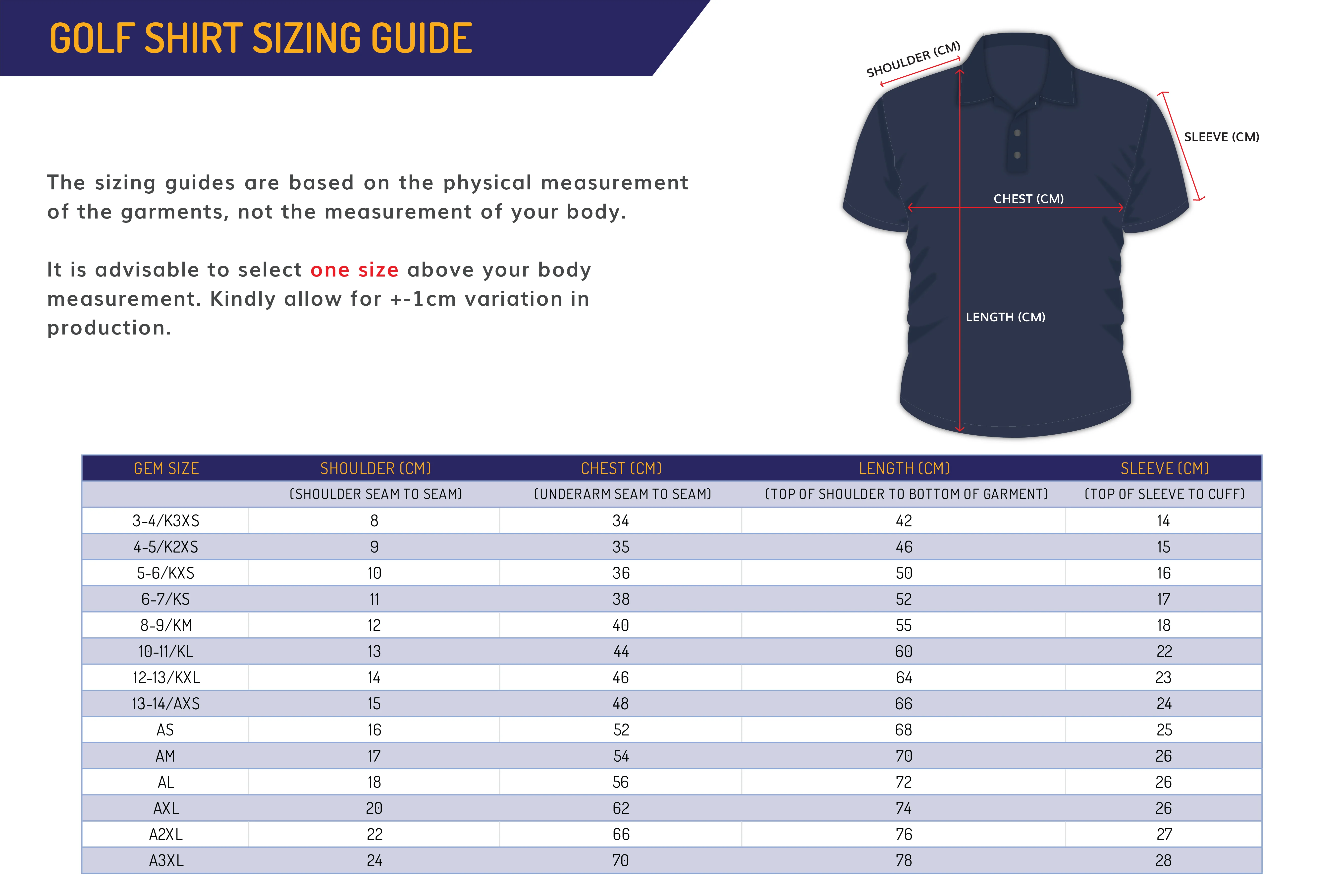 Golf Shirt Plain - White Self Collar - Image 3
