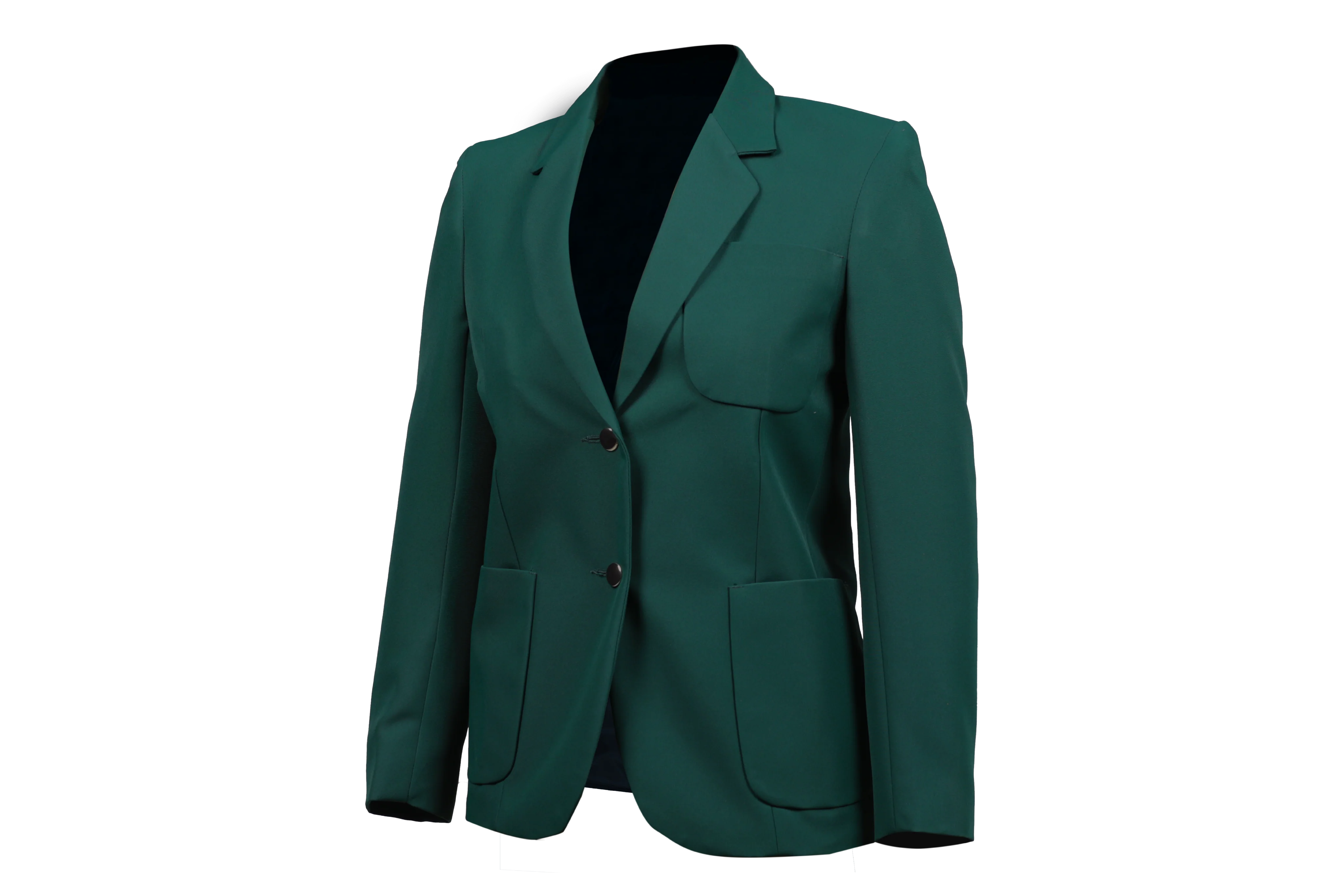 Ladies Plain Blazer - Bottle Green - Image 3